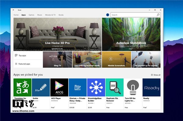 Fluent流畅设计将至，微软小幅升级Win10商店UI设计