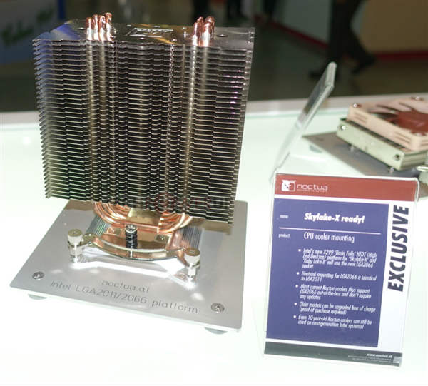 完美镇压Intel最强12核！猫头鹰发布LGA2066接口风冷散热器