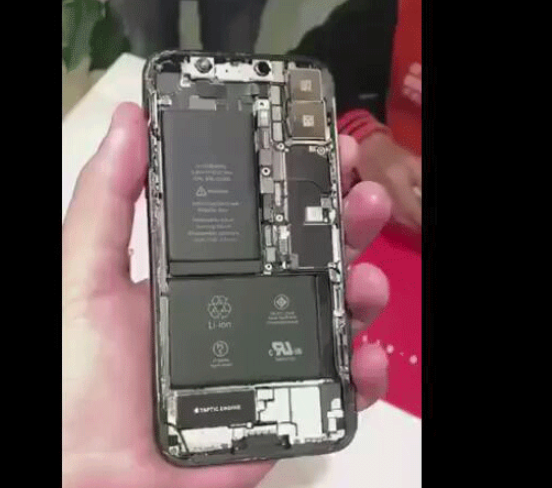 iPhoneX拆机视频曝光：iPhoneX双电池设计