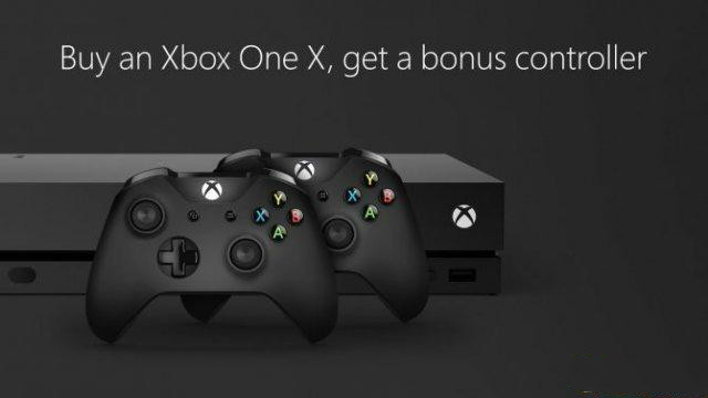 微软将推出全新的Xbox One X套装 将会包含两个移动手柄