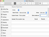 Mac OS X Yosemite怎么批量更改文件名 Mac使用自带工具批量修改文件名的方法