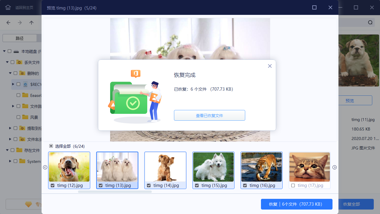 分区丢失数据恢复工具