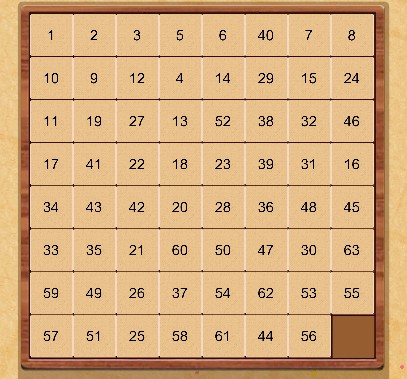 数字华容道