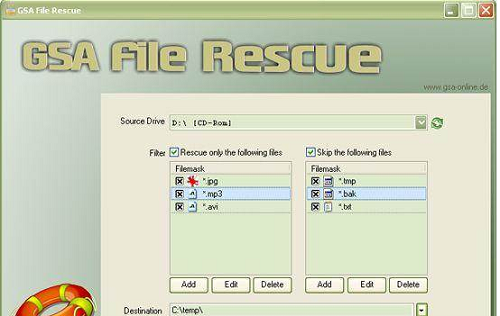 GSA File Rescue