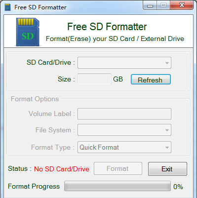 Free SD Formatter